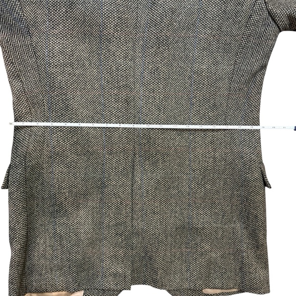 Vintage Polo Ralph Lauren Men’s Tweed Wool Blazer Coat Made Union USA - Picture 12 of 14